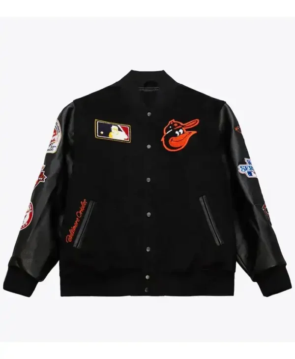 Baltimore Orioles 1966 Black Wool Varsity Jacket