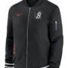 Baltimore Orioles Black Full-Zip Bomber Jacket