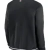 Baltimore Orioles Black Full-Zip Bomber Jacket Back