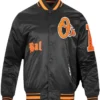 Baltimore Orioles Classic Retro Men’s Rib Satin Jacket