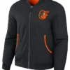 Baltimore Orioles Darius Rucker Black and Orange Bomber Jacket