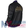 Baltimore Ravens Black Bomber Leather Jacket