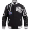 Bryon Hickle Las Vegas Raiders Black Wool Varsity Jacket