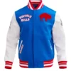Buffalo Bills Retro Royal White And Blue Varsity Jacket