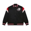 Buffalo Sabres Black Satin Varsity Jacket