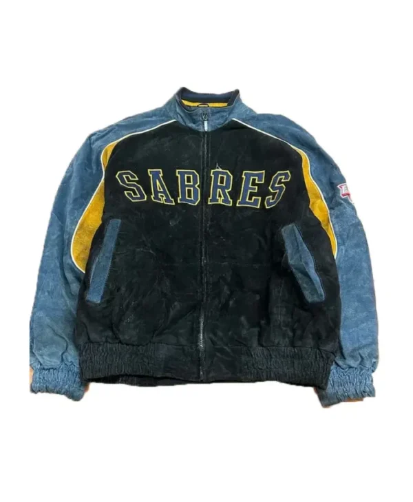 Buffalo Sabres Vintage Suede Zip Jacket
