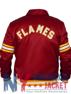 Calgary Satin Flames 1980’s Red Jacket