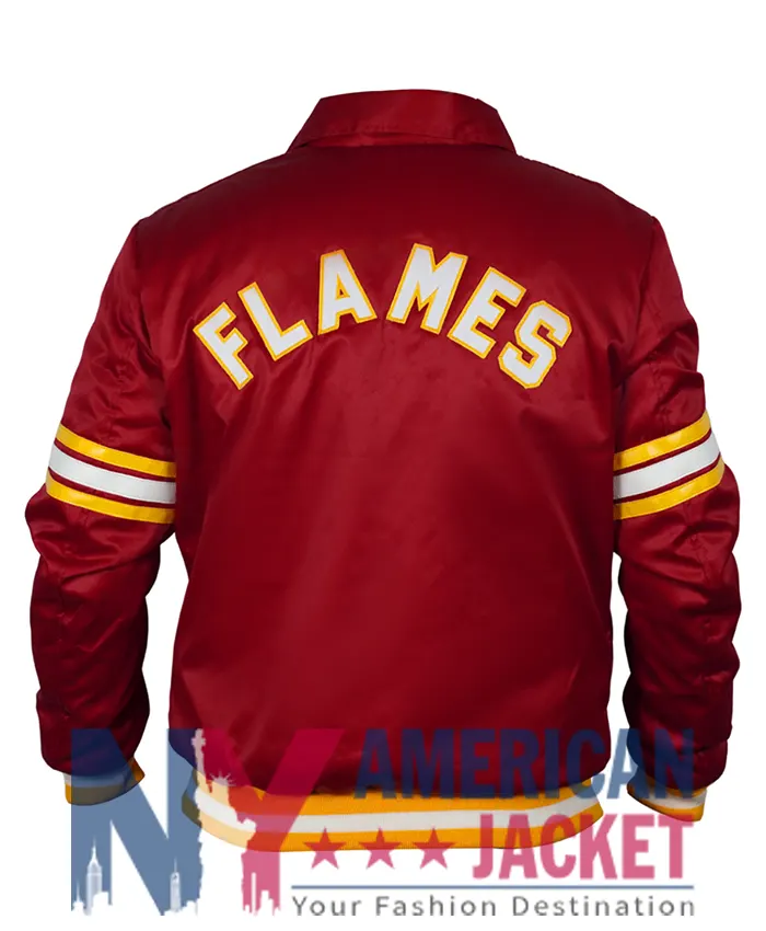 Calgary Satin Flames 1980’s Red Jacket