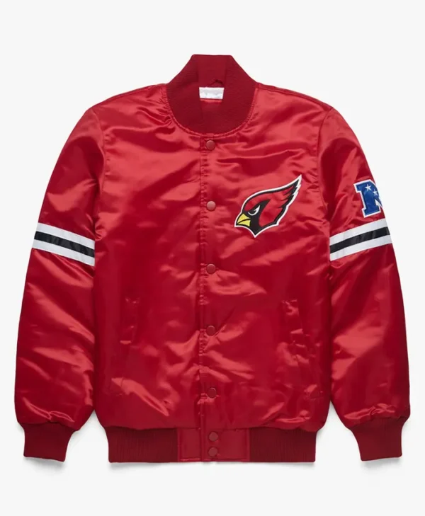 Cardinals Starter Red Satin Varsity Jacket