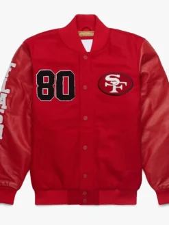 Carlson San Francisco 49ers Wool Red Varsity Jacket