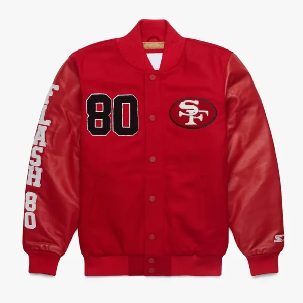 Carlson San Francisco 49ers Wool Red Varsity Jacket