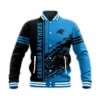 Carolina Panthers Football Lorne Blue Wool Varsity Jacket