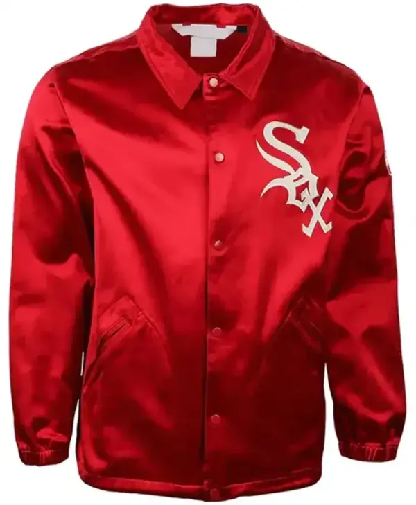Chicago White Sox 1971 Satin Red Windbreaker Jacket