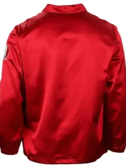 Chicago White Sox 1971 Satin Red Windbreaker Jacket Back