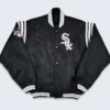 Chicago White Sox 90’s Black Satin Vintage Varsity Jacket