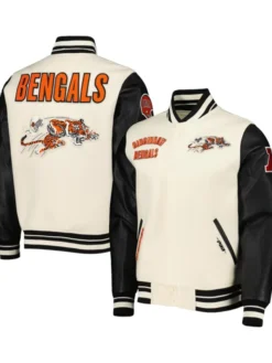 Cincinnati Bengals NFL Vintage Wool Varsity Jacket