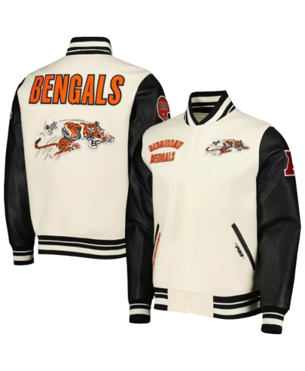 Cincinnati Bengals NFL Vintage Wool Varsity Jacket