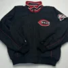 Cincinnati Reds Vintage Black Bomber Starter Jacket