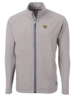 Clemens Kilback Jacksonville Jaguars Grey Zip Jacket