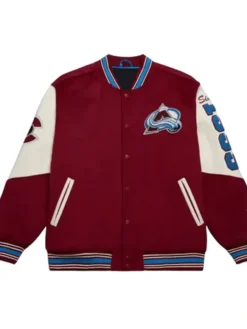 Colorado Avalanche Vintage Wool Varsity Jacket