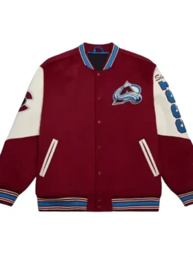 Colorado Avalanche Vintage Wool Varsity Jacket