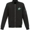 Dallas Stars Black Vintage Bomber Jacket
