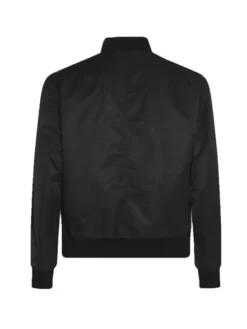 Dallas Stars Black Vintage Bomber Jacket Back