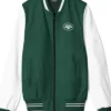 Dallin New York Jets Green Full-Zip Bomber Jacket