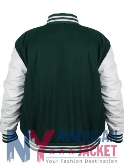 Dallin New York Jets Green Full-Zip Bomber Jacket