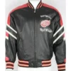 Detroit Red Wings Vintage Leather Bomber Jacket