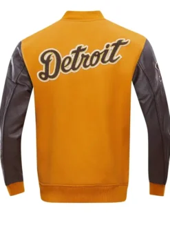 Detroit Tigers Classic Wool Varsity Jacket Back