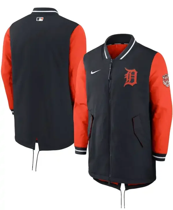 Detroit Tigers Dugout Zipper Bomber Jacket