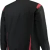 Diamondbacks Black Satin Zip Bomber Jacket Back