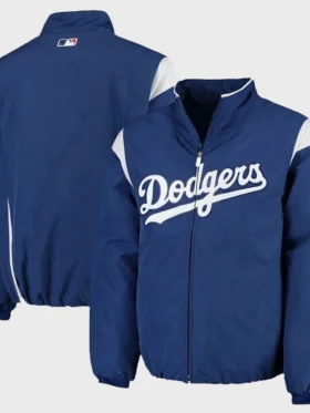 Dodgers On Field Los Angeles Blue Full Zip Jacket