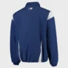Dodgers On Field Los Angeles Blue Full Zip Jacket Back