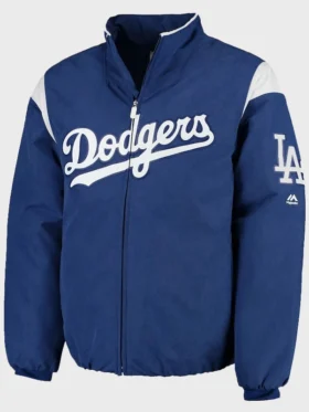 Dodgers On Field Los Angeles Blue Full Zip Jacket For Sale
