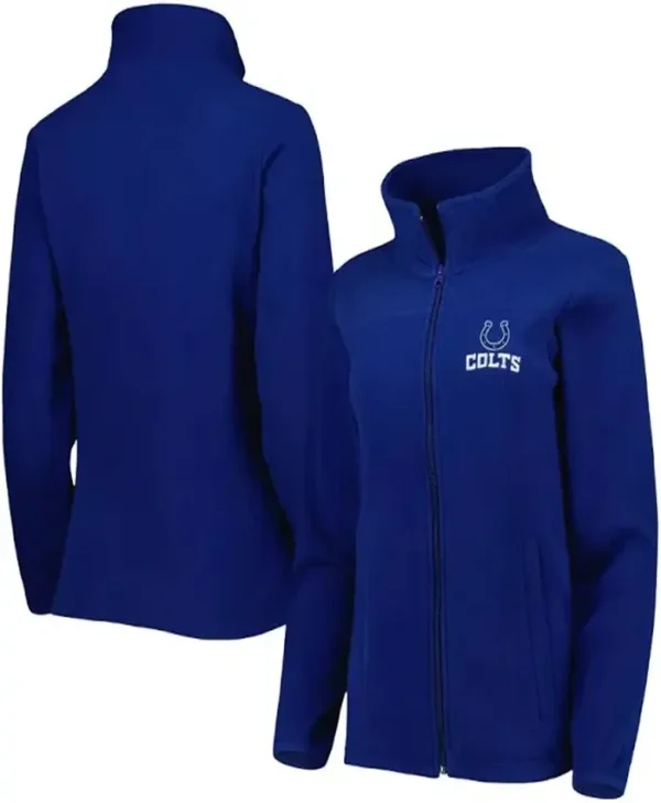 Elwin Roob Indianapolis Colts Zip Blue Track Jacket