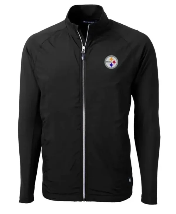 Emely Pittsburgh Steelers Black Full-Zip Track Jacket