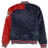 Florida Panthers Hometown Blue And Red Satin Varsity Jacket Back