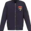 Gayle Florida Panthers Navy Lightweight Bomber Jacket