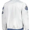 Hazle Toronto Maple Leafs Hometown Satin White Jacket Back