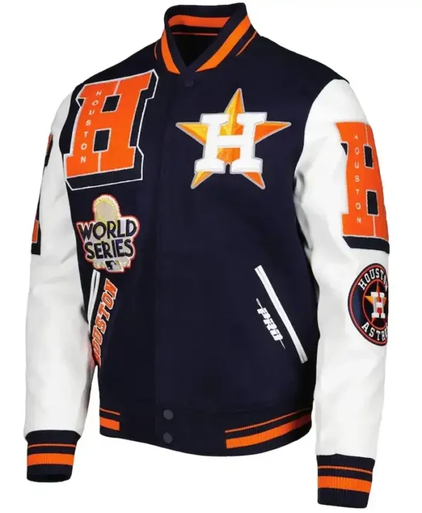 Houston Astros Letterman Wool Varsity Jacket