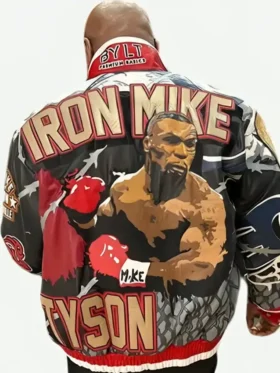 Iron Mike Leather Jacket Back