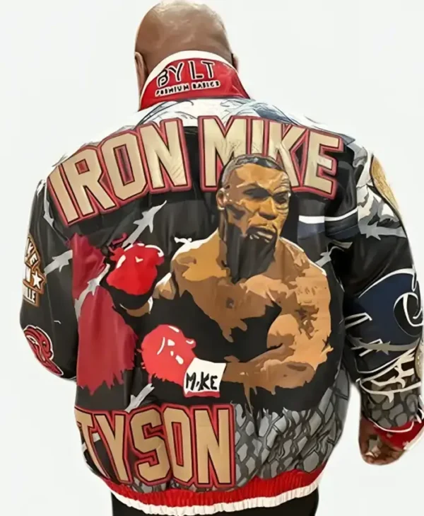 Iron Mike Leather Jacket Back