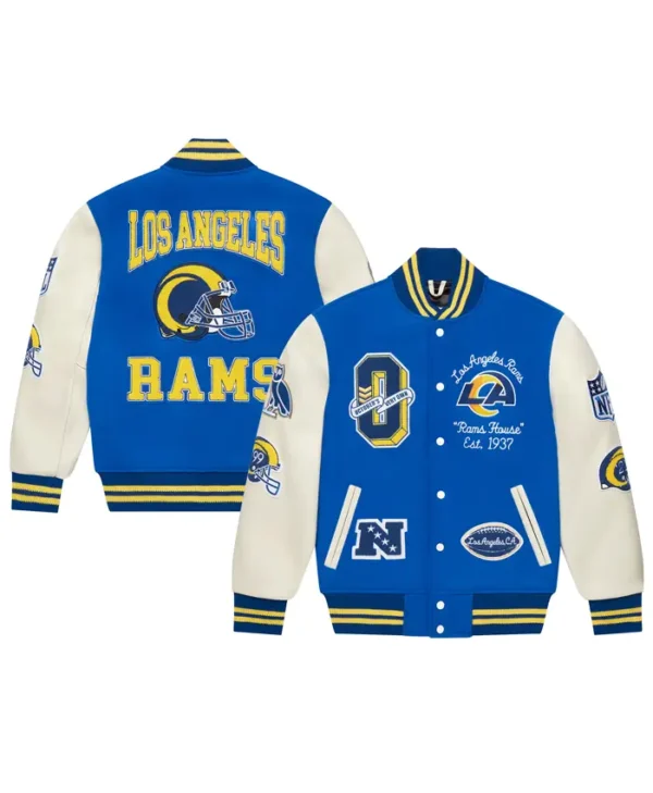Jerrod Los Angeles Rams Wool Blue Varsity Jacket