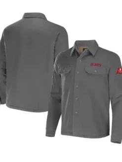 Joannie Tampa Bay Buccaneers Button Up Grey Shirt