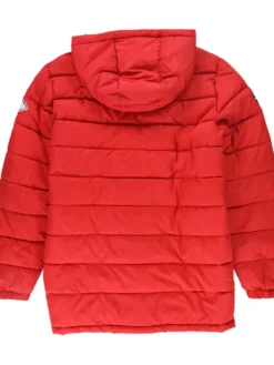 Kansas City Chiefs Red Parka Jacket Back