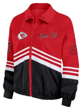 Kansas City Chiefs Red Vintage Windbreaker Zip Jacket