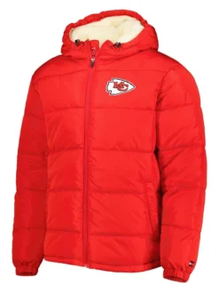 Kansas City Chiefs Winter Red Full Zip Puffer Jacket