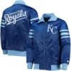 Kansas City Royals Classic Starter Zip Satin Jacket